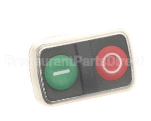51362 Rondo Push Botton Red/Green With Rubber Cover