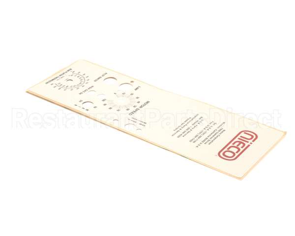 5146-11 Nieco Label, Control Box (6/824Bgt,930/950G)