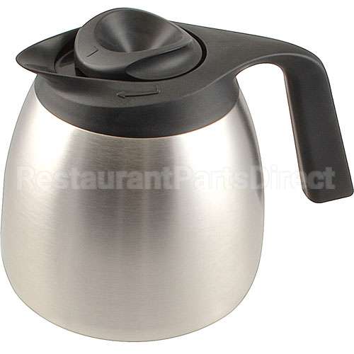 51746.0001 Compatible Bunn Carafe, Thermal W/ Black Lid Seamless
