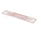 51990 Henny Penny Label-Warning Hot (French)