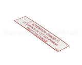 51990 Henny Penny Label-Warning Hot (French)