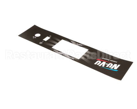 52-0391-A Nu-Vu Overlay,Control Nvt-3/9