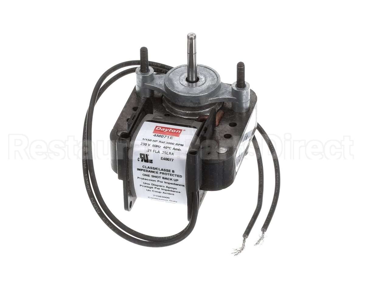522307 Stoelting Motor; Fan 1250 Hp 3000Rpm