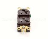 5352AB Hubbell Lighting Duplex Rcpt Brown 20A 125V