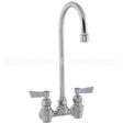 53880 Compatible Fisher Faucet, 4"Dk, Leadfree, Ss, Gsnk