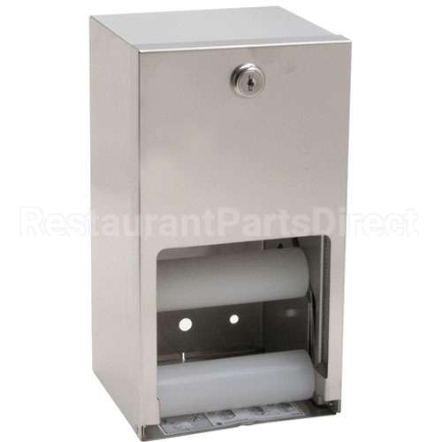 5402 Compatible Bradley Dispenser, Tissue, 2 Roll, S/S
