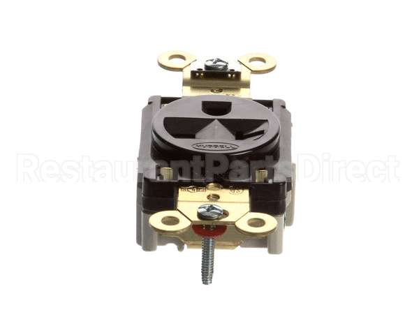 5461 Hubbell Lighting Sgl Wall Receptacle Wdyrc