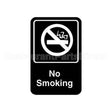 5613 Compatible Traex Sign, No Smoking, Black, 6X9"