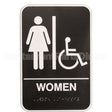 5630 Compatible Vollrath Sign Women 6X9 Braile