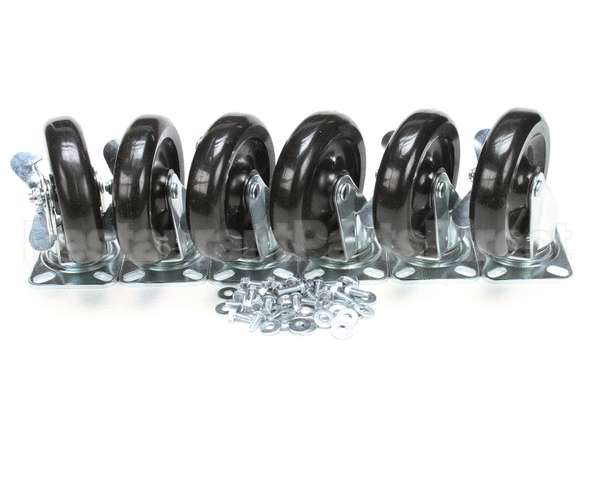 57785 Perlick Caster Kit, Set Of 6, 6 1/8