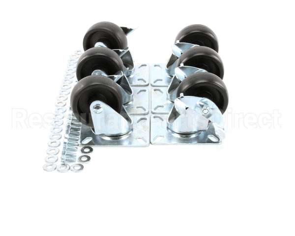 57787 Perlick Caster Kit, Set Of 6, 3.75
