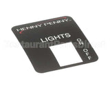 59305 Henny Penny Label - Lights W/O Prb