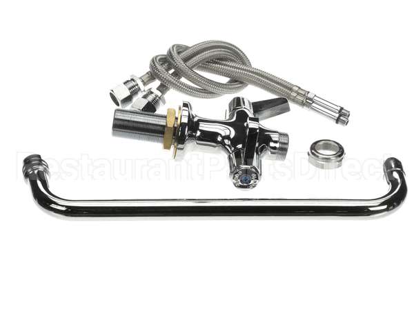 5F-2SLX12 T&S Brass Faucet Deck Mount Single Hole Base 18