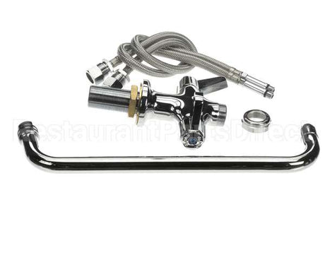 5F-2SLX12 T&S Brass Faucet Deck Mount Single Hole Base 18