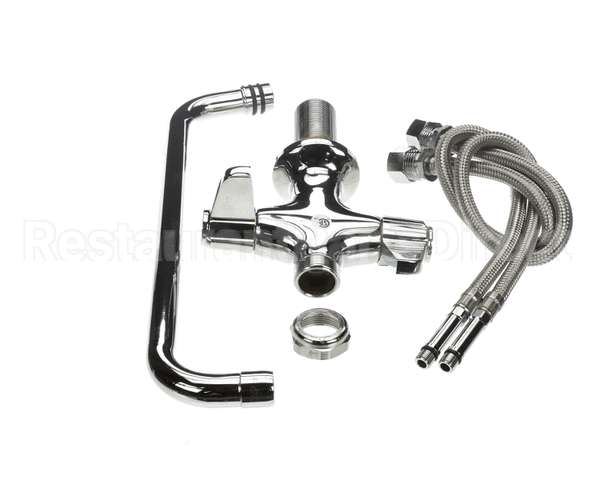 5F-2SLX12 T&S Brass Faucet Deck Mount Single Hole Base 18