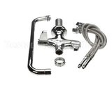 5F-2SLX12 T&S Brass Faucet Deck Mount Single Hole Base 18