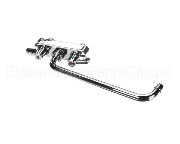 5F-4CLX12 T&S Brass Equip Workboard Faucet 4 Cc Deck Mount