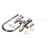 5F-4DLS05 T&S Brass 4 Deck Mount Faucet 512 Swivel Goosen