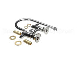 5F-4DLS05 T&S Brass 4 Deck Mount Faucet 512 Swivel Goosen