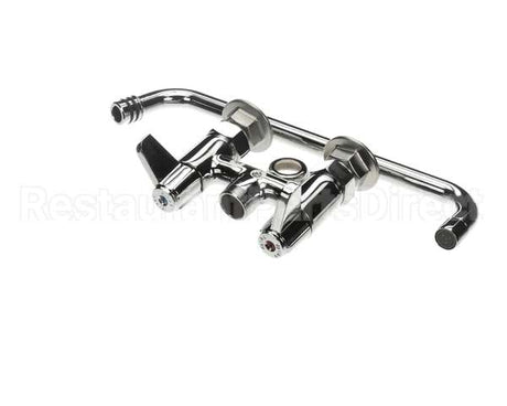 5F-4DLX12 T&S Brass Faucet Deck Mount 4 Centers 12 Swing