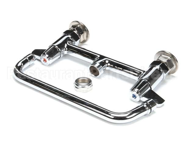 5F-8DLX10 T&S Brass Faucet8 Centersdeck Mount10 Spout