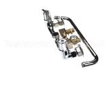 5F-8WLS12 T&S Brass 8 Wall Mount Faucet, 12 Swing Nozzle, Le