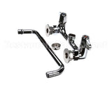 5F-8WLX12 T&S Brass Faucet, Wall Mount, 8 Centers, 12 Swing