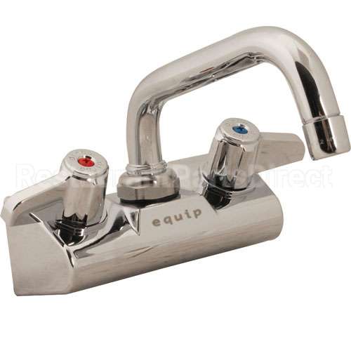 5F4WLX06 Compatible TS Brass Faucet, 4"Wall, 6"Spt, Leadfree