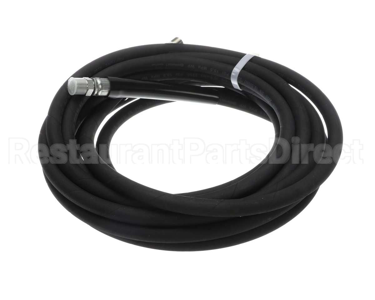 5HR-2HSE-25 T&S Brass 3/8 X 25' Equip Hose, Black, Medium Pres