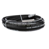 5HR-2HSE-35 T&S Brass 3/8 X 35' Equip Hose, Black, Medium Pres