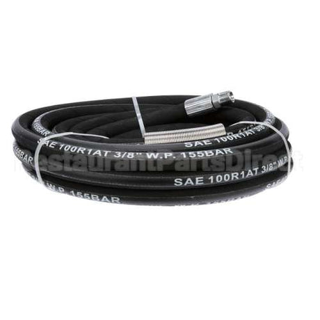 5HR-2HSE-35 T&S Brass 3/8 X 35' Equip Hose, Black, Medium Pres