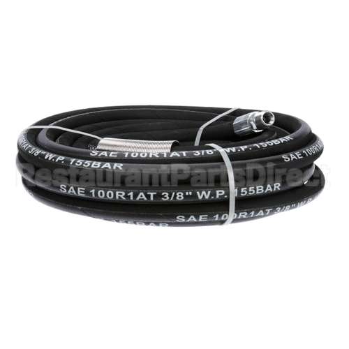 5HR-2HSE-35 T&S Brass 3/8 X 35' Equip Hose, Black, Medium Pres