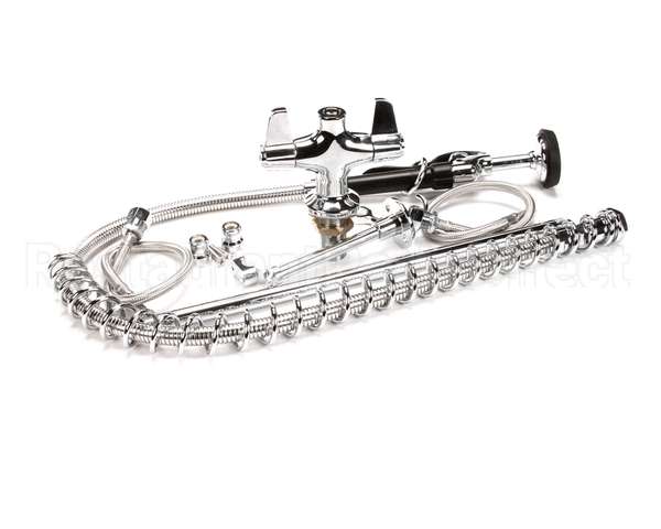 5PR-2S00 T&S Brass Pre-Rinse, Single Hole Base, 18 Flexible