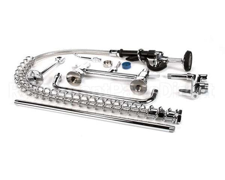 5PR-8D12 T&S Brass Pre-Rinse Unit, 8 Deck Mount, Add-On Fau