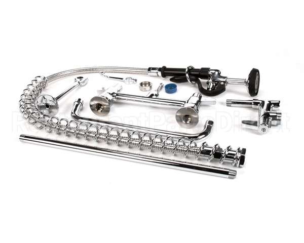 5PR-8D12 T&S Brass Pre-Rinse Unit, 8 Deck Mount, Add-On Fau