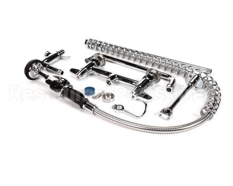 5PR-8D12 T&S Brass Pre-Rinse Unit, 8 Deck Mount, Add-On Fau