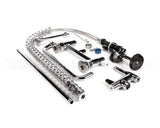 5PR-8D12 T&S Brass Pre-Rinse Unit, 8 Deck Mount, Add-On Fau