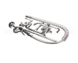 5PR-8W10 T&S Brass Pre-Rinse, Wall Mount Base, 8 Centers, 6