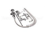 5PR-8W10 T&S Brass Pre-Rinse, Wall Mount Base, 8 Centers, 6