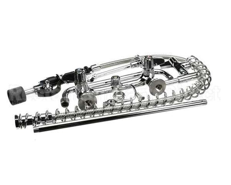 5PR-8W12-C T&S Brass Pre-Rinse Unit: 8 Wall Mount, Low-Flow S