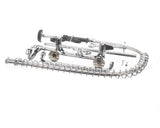 5PR-8W12 T&S Brass Pre-Rinse, Wall Mount Base, 8 Centers, 6