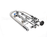 5PR-8W14 T&S Brass Pre-Rinse, Wall Mount Base, 8 Centers, 6