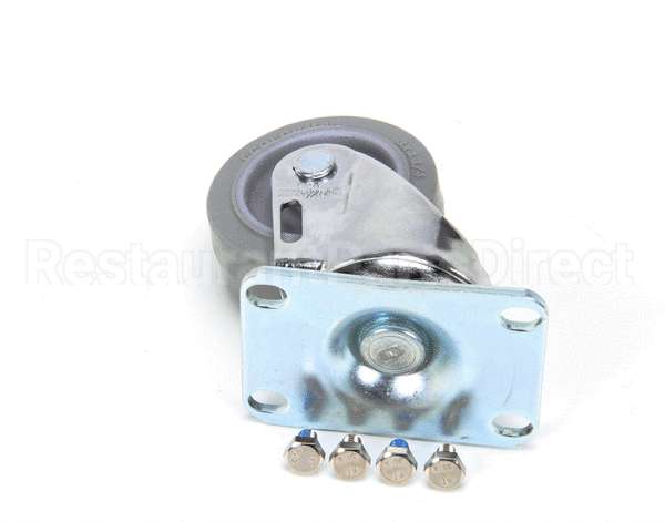 60005 Cambro Front 3" Swivel Caster, 4-Bolt