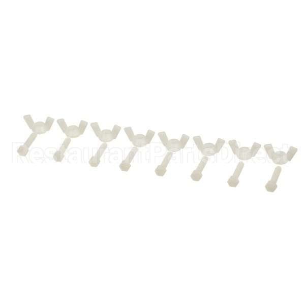 60016 Compatible Cambro Wing Nuts And Bolts (8 Pack)