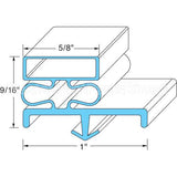 606 Compatible McCall Door Gasket 23" X 60 1/2"