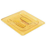 60HPCH(150) Compatible Cambro Hot Lid 1/6 Sz Solid-150 Amber