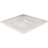 60PPCH-190 Compatible Cambro Cover 1/6 Size Solid Semi-Clear Plastic