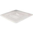 60PPCH(190) Compatible Cambro Cover 1/6 Size Solid Semi-Clear Plastic