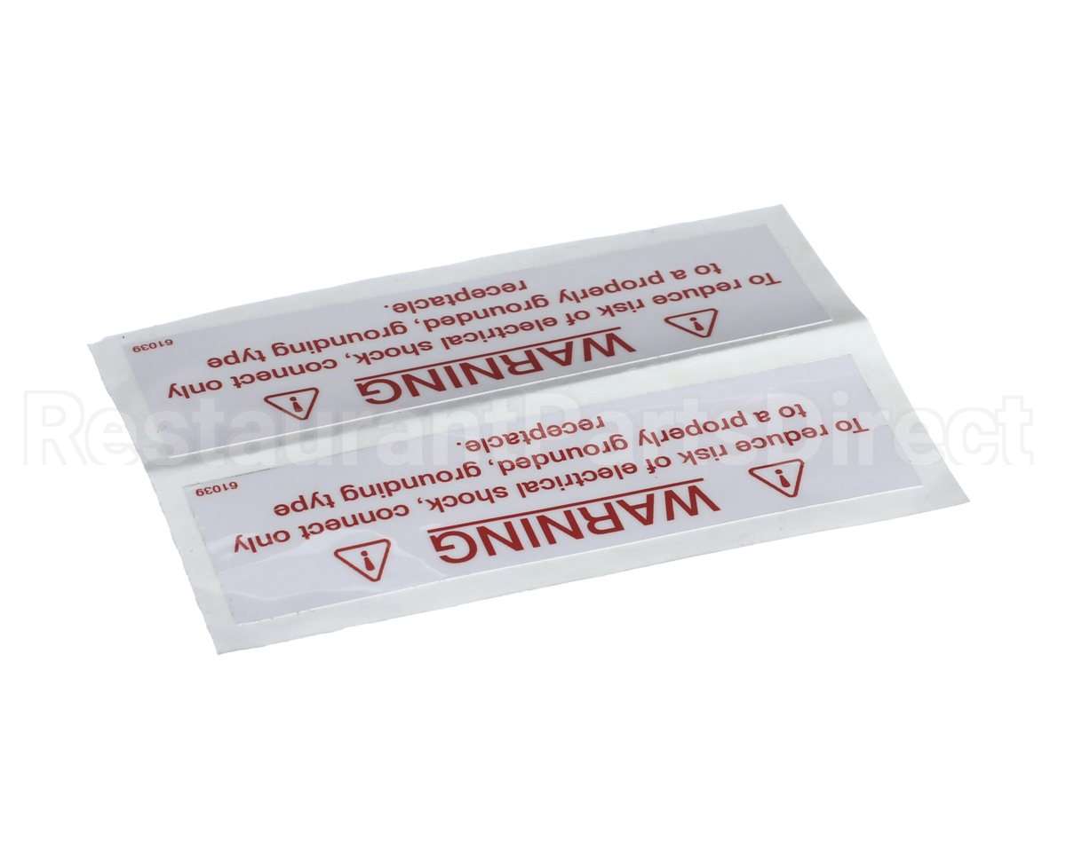 61039 Henny Penny Label-Electrical Warning