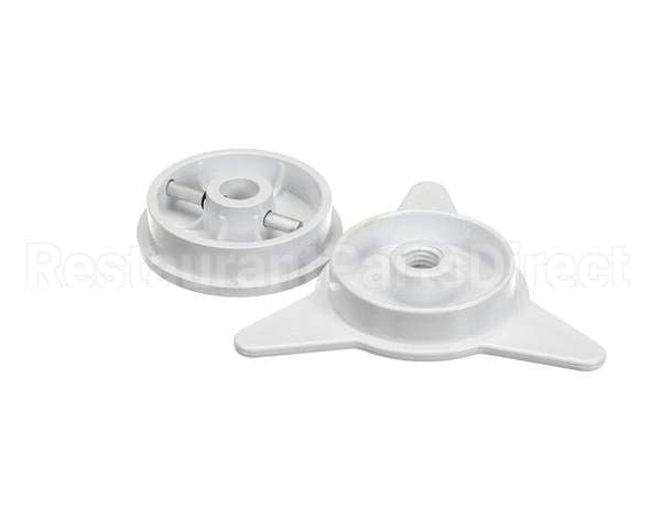 6110023 Heat Seal White Core Adapter Set, 3", Plastic